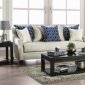 Nefyn Sofa SM2669 in Ivory Fabric w/Options