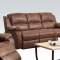 Zanthe II Motion Sofa in Brown Padded Suede by Acme w/Options