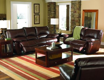 Clifford Motion Sofa 600281 in Dark Brown by Coaster w/Options [CRS-600281 Clifford]