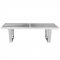 Inwood Bench NB48SS in Stainless Steel by LeisureMod w/Options