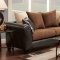 90002 Sofa in Brown Microfiber & Bicast w/Options