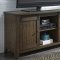 Lake House TV Console 210-TV in Rustic Brown Oak by Liberty