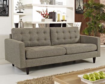 Empress Sofa in Oatmeal Fabric by Modway w/Options [MWS-1011 Empress Oatmeal]