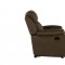 U6026 Motion Sofa & Loveseat Set in Dark Brown Fabric by Global