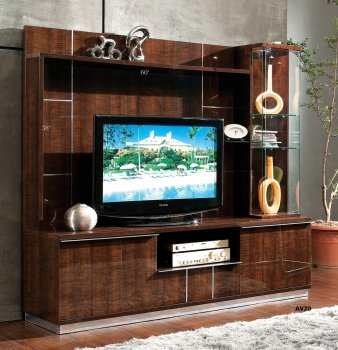 AV20 Wall Unit in Dark Figured Sycamore by Pantek w/Options [PKWU-AV20]