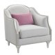 Kasa Chair LV01501 in Beige Fabric by Acme w/Options