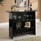 Zak Bar Table 70960 in Black and Mirrored Finish by Acme