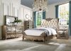 Orianne Bedroom 23790 in Champagne PU by Acme