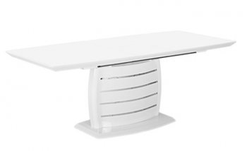 Cafe-446 426018 Dining Table in White High Gloss by New Spec [NSDT-426018-Cafe446]