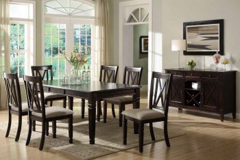 Natalia Dinette Set 5Pc w/Optional Chairs & Sever [ADDS-Natalia Dinette]