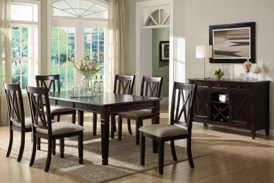 Natalia Dinette Set 5Pc w/Optional Chairs & Sever