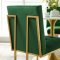 Privy Dining Chair Set of 2 in Emerald Velvet by Modway