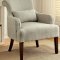 Agalva Accent Chair CM-AC6113BG 2Pc Set in Beige