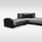 Samantha Sectional Sofa Bed in Brown Fabric by Skyler Design