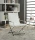 Rafael Set of 2 Accent Chairs 59775 in White PU by Acme