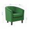 Prospect Accent Chair Set of 2 in Emerald Velvet by Modway