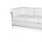 F02 Nube Sofa in White Leather by At Home USA w/Options