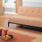 Tan Microfiber Contemporary Sofa Bed Convertible