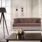 Milano Sofa Bed in Brown Fabric by Casamode w/Options