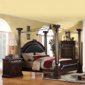 Acme Roman Empire Bedroom in Dark Cherry w/Options