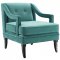 Concur Sofa in Teal Velvet Fabric by Modway w/Options