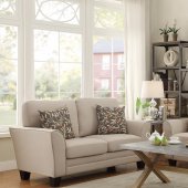 Adair Sofa 8413BE in Beige Fabric by Homelegance w/Options