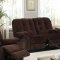 51145 Nailah Motion Sofa in Chocolate Fabric by Acme w/Options