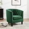 Prospect Loveseat & Chair Set Emerald Velvet by Modway w/Options