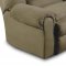 Sage Padded Micro Suede Traditional Recliner