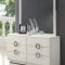 Black & White Roza Modern Bedroom w/Optional White Casegoods