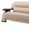 U2033 Sofa in Cappuccino Leather/Match by Global with Options