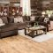 Wessington Sectional Sofa SM6111 U-Shaped in Chocolate Fabric