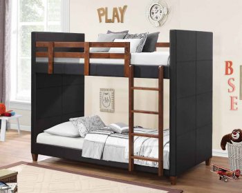 Diego 460375 Bunk Bed in Black & Nutmeg by Coaster [CRKB-460375 Diego]