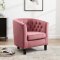 Prospect Loveseat & Chair Set Rose Velvet by Modway w/Options