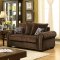 Rydel Sofa CM6127 in Brown Fabric w/Options