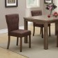 F2403 Dining Set 5Pc by Boss w/Chocolate Linen Chairs