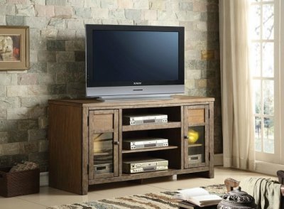 Josselin TV Stand 91354 in Oak by Acme