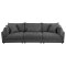 Sasha Modular Sofa 3Pc 551681 Barely Black Coaster w/Options