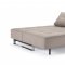 Supremax Deluxe Lounger Sofa Bed in Warm Gray by Innovation