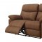 U1726 Motion Sofa in Mocha Fabric by Global w/Options