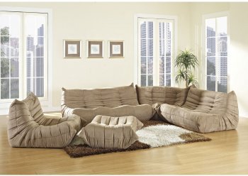 Waverunner EEI-901-BRN Sofa in Brown by Modway w/Options [MWS-EEI-901-BRN-Waverunner]