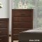 Oberreit Bedroom 25790 5PC Set in Walnut by Acme w/Options