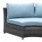 Morgana CM-OS2121-L Outdoor Patio Sectional Sofa w/Coffee Table