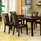 CM3024T Woodside Dining Room 5Pc Set in Dark Cherry w/Options