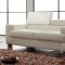 Vernon Sofa 9603WHT in White Bonded Leather by Homelegance