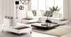 Nicki Sectional Sofa in White Bonded Leather Match w/Options