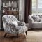 Saira Accent Chair 52062 in Multi-Tone Pattern Fabric by Acme