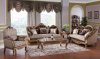 Feather Traditional Sofa in Fabric w/Optional Items