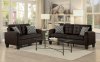 Sinclair Sofa & Loveseat Set 8202CH-3 in Chocolate Homelegance