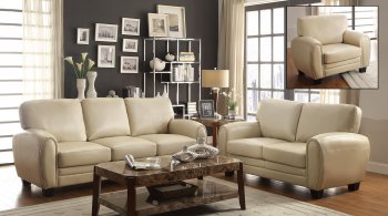 Rubin Sofa 9734TP by Homelegance in Taupe w/Options [HES-9734TP Rubin]